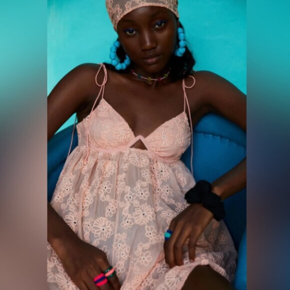 For Love & Lemons Frances Mini Dress NWT - Picture 10 of 11